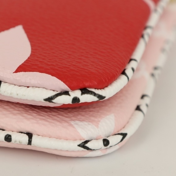 Louis Vuitton Pochette Double Zip Monogram Giant Pouch Red - Picture 5 of 5